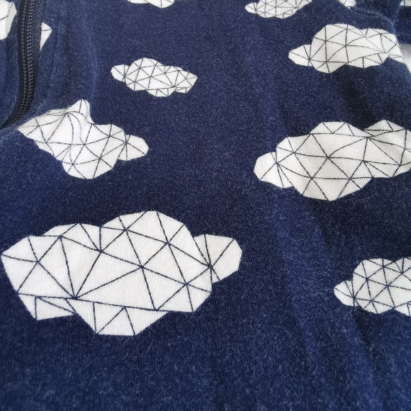 Laifa (now Zippyjamz) 12-24m Blue and Clouds Sleeper - Picture 3 of 11